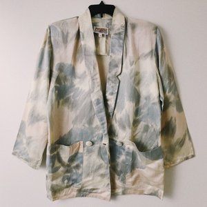 Vintage 80s Forenza Sportswear pastel blazer